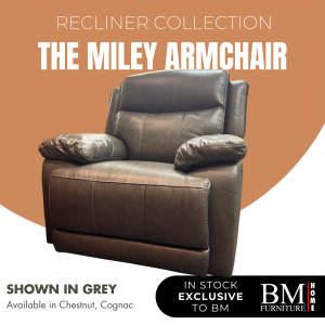 Miley Armchair with Power Recliner & Adjustable Headrest