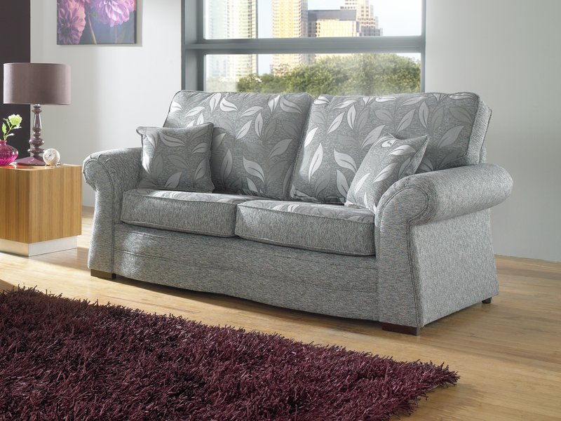 Ambleside bespoke sofa in grey fabric