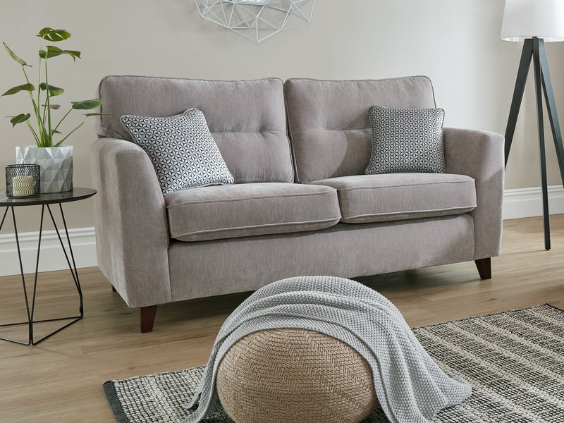 Brooklyn bespoke sofa in mink fabric