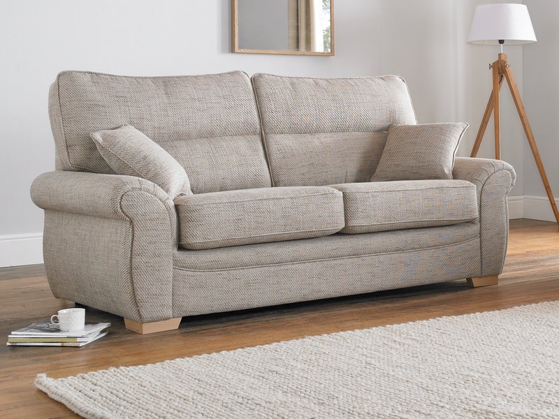 Keswick bespoke sofa in beige fabric