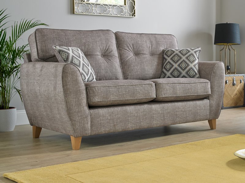 Patterdale bespoke sofa in mink fabric