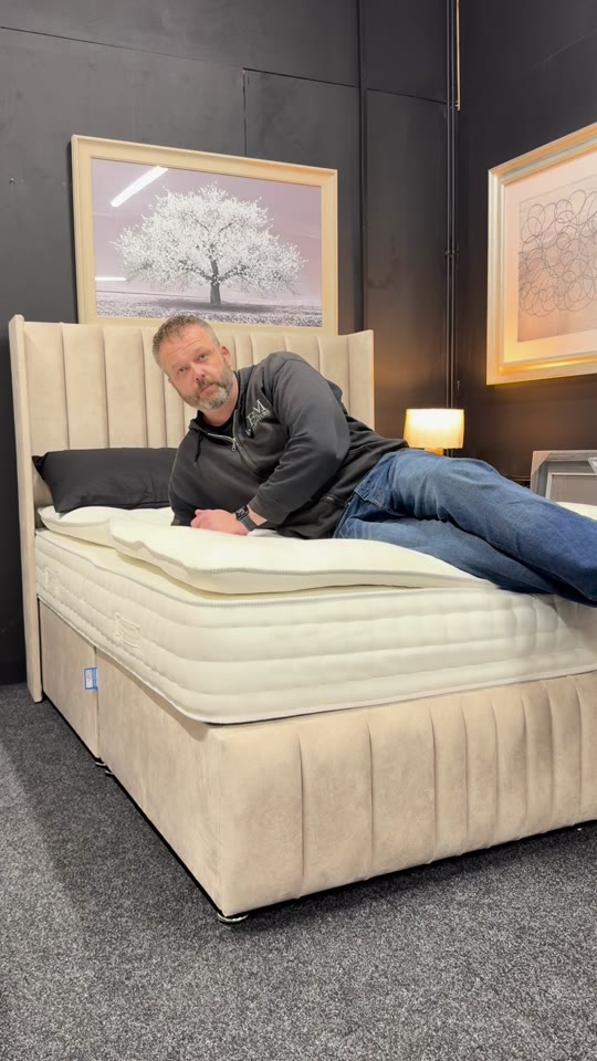 The new display beds at our Blackpool showroom