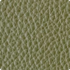 Olive Green faux leather on the Basque swivel recliner