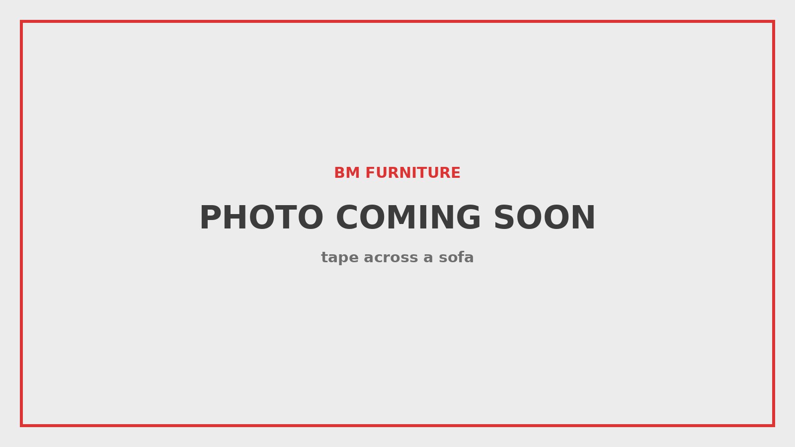 A tape measure stretched across a sofa in the BM Furniture showroom